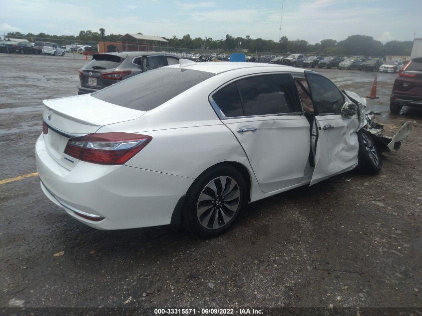 2017 HONDA ACCORD HYBRID EX-L JHMCR6F5XHC016966