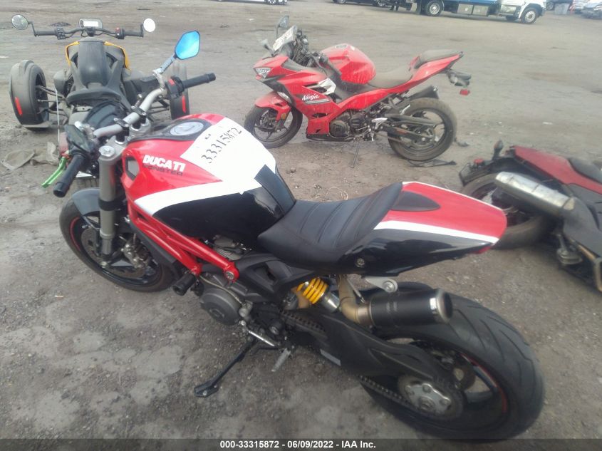 2011 DUCATI MONSTER 796 ZDM1RANN3BB035082