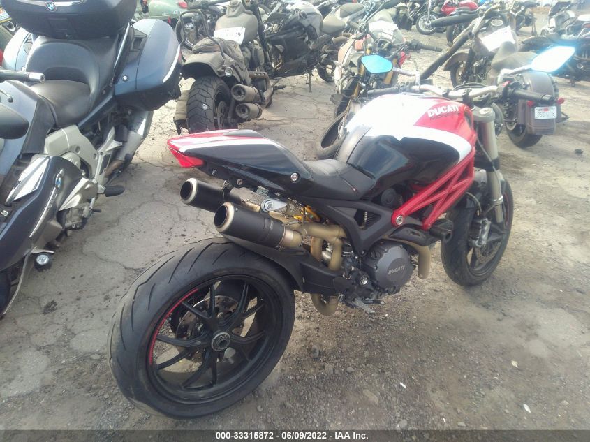 2011 DUCATI MONSTER 796 ZDM1RANN3BB035082
