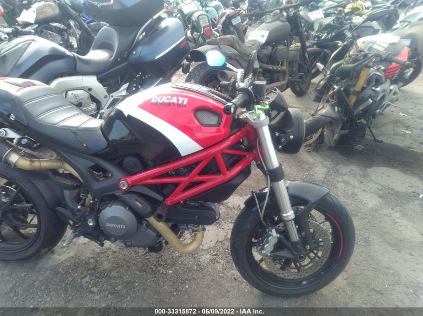 2011 DUCATI MONSTER 796 ZDM1RANN3BB035082