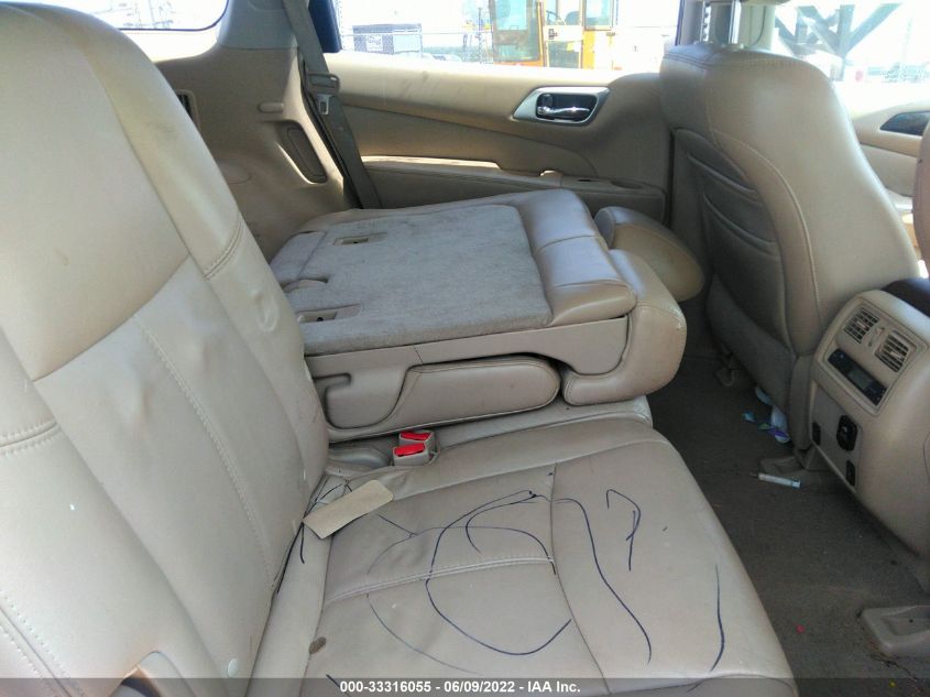 2013 NISSAN PATHFINDER SL 5N1AR2MN4DC675751