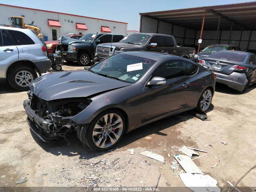 2013 HYUNDAI GENESIS COUPE 3.8 TRACK KMHHU6KJ7DU108867