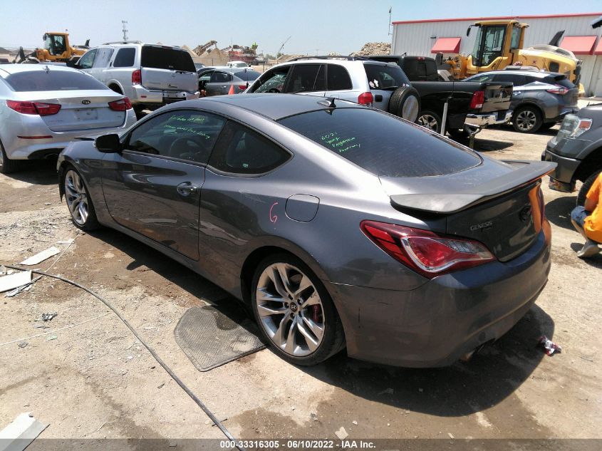 2013 HYUNDAI GENESIS COUPE 3.8 TRACK KMHHU6KJ7DU108867