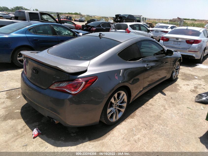 2013 HYUNDAI GENESIS COUPE 3.8 TRACK KMHHU6KJ7DU108867