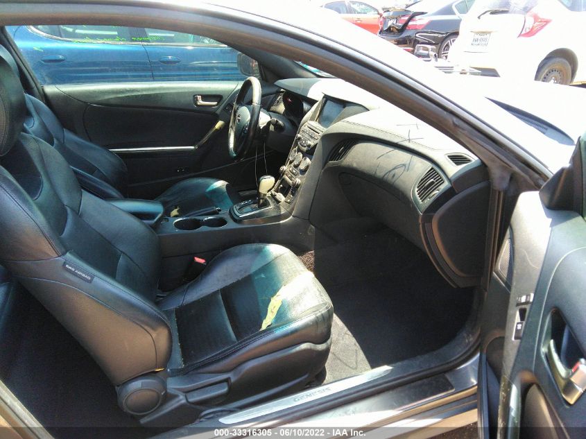 2013 HYUNDAI GENESIS COUPE 3.8 TRACK KMHHU6KJ7DU108867