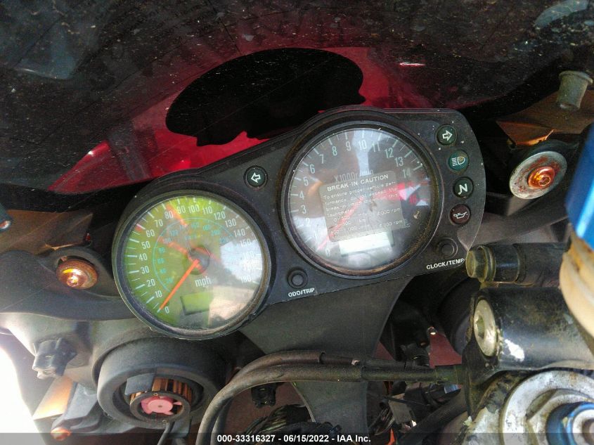 2008 KAWASAKI ZX600 J1 JKAZX4J138A072196