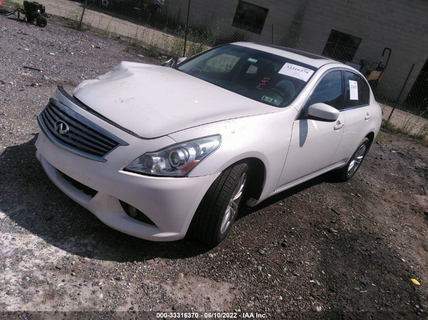 2013 INFINITI G37 SEDAN X JN1CV6AR4DM358430