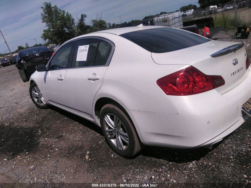 2013 INFINITI G37 SEDAN X JN1CV6AR4DM358430