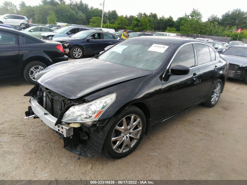 2013 INFINITI G37 SEDAN X JN1CV6AR3DM350187