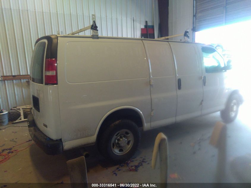 2016 CHEVROLET EXPRESS CARGO VAN 1GCWGAFF8G1132130