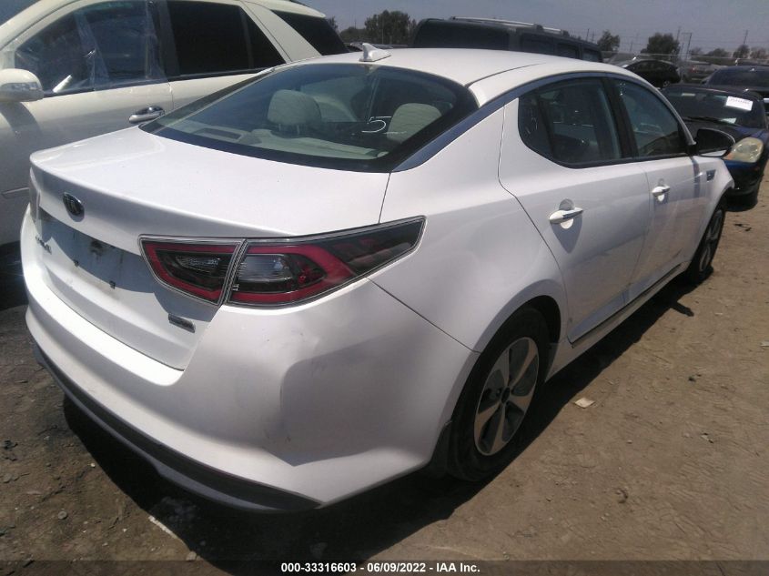 2014 KIA OPTIMA HYBRID LX KNAGM4AD2E5068206