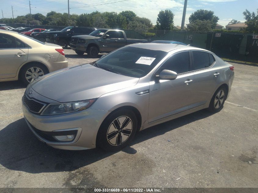 2013 KIA OPTIMA HYBRID LX KNAGM4AD1D5056899