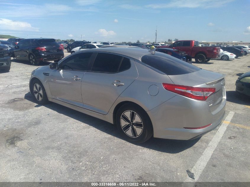 2013 KIA OPTIMA HYBRID LX KNAGM4AD1D5056899