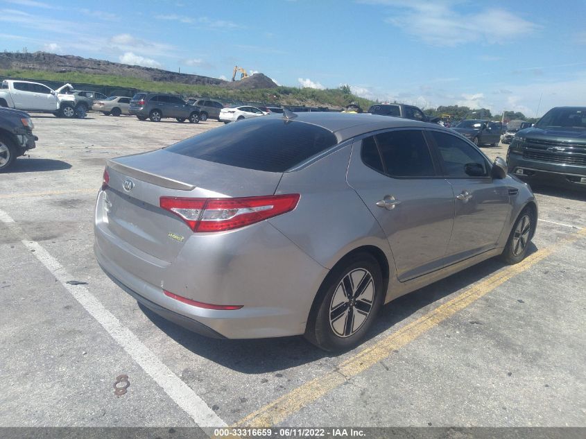2013 KIA OPTIMA HYBRID LX KNAGM4AD1D5056899