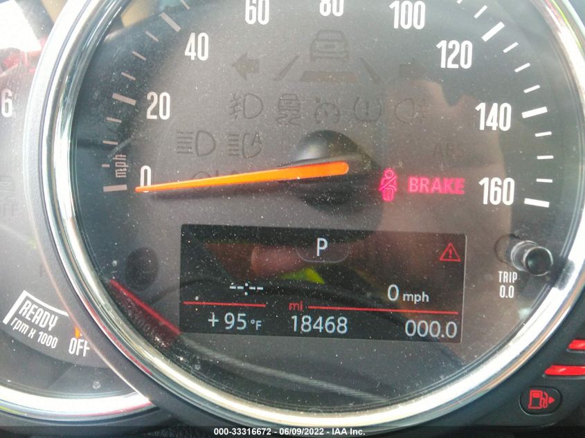2017 MINI HARDTOP 2 DOOR COOPER WMWXP5C32H3C64540