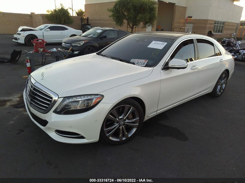 2014 MERCEDES-BENZ S-CLASS S 550 WDDUG8CB3EA052044