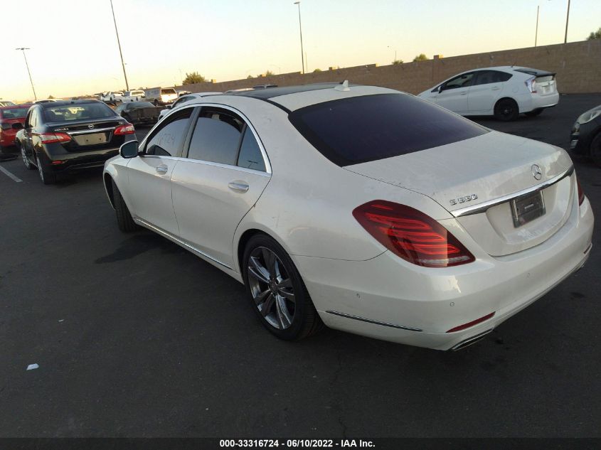 2014 MERCEDES-BENZ S-CLASS S 550 WDDUG8CB3EA052044