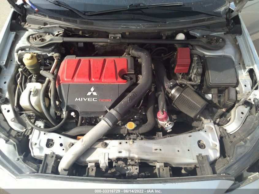 2013 MITSUBISHI LANCER EVOLUTION GSR JA32W8FV2DU009000