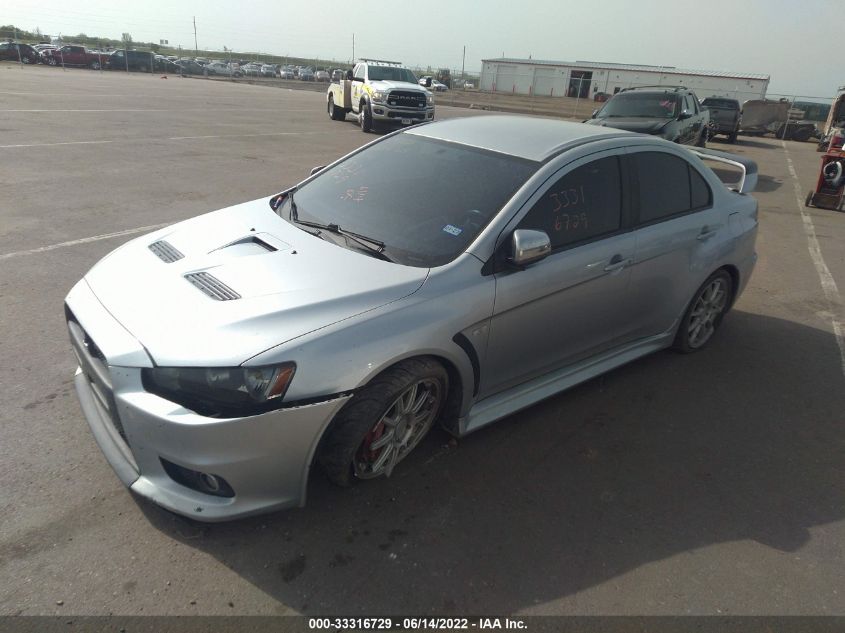 2013 MITSUBISHI LANCER EVOLUTION GSR JA32W8FV2DU009000