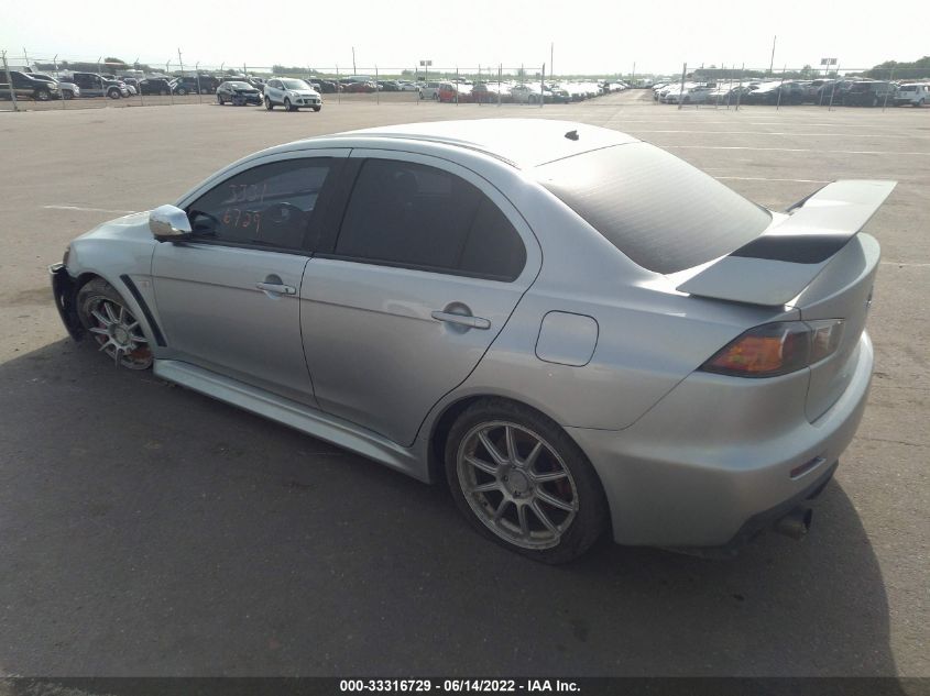 2013 MITSUBISHI LANCER EVOLUTION GSR JA32W8FV2DU009000