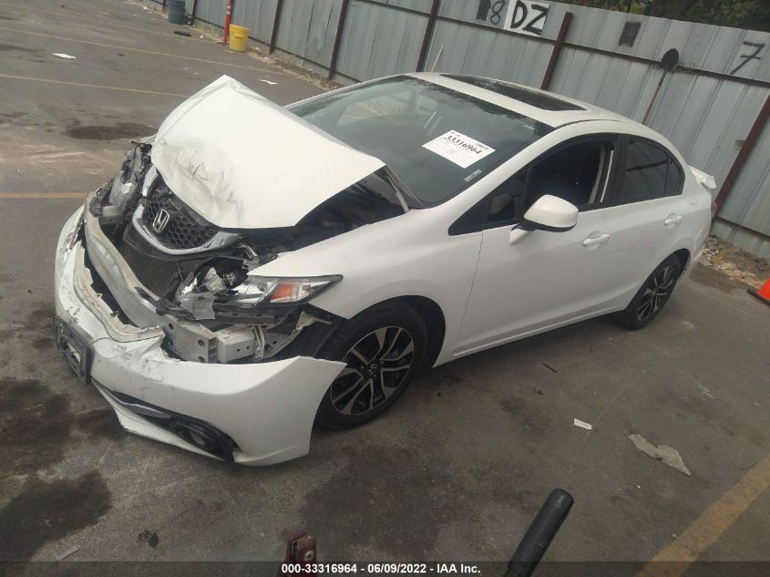2013 HONDA CIVIC SDN EX-L 19XFB2F98DE075483