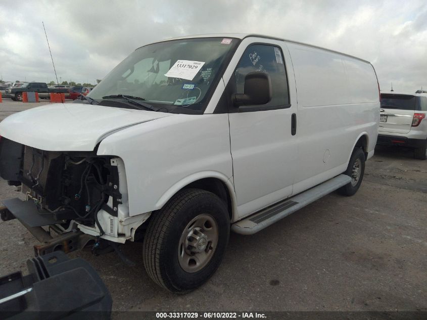 2019 CHEVROLET EXPRESS CARGO VAN 1GCWGAFGXK1219013