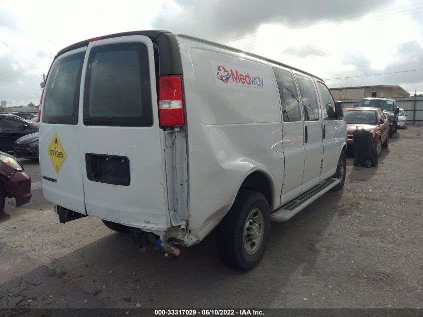2019 CHEVROLET EXPRESS CARGO VAN 1GCWGAFGXK1219013