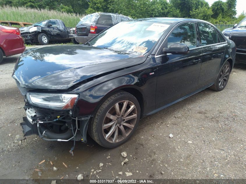 2014 AUDI A4 PREMIUM WAUBFAFL3EN031006