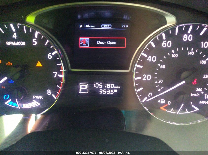 2014 NISSAN PATHFINDER SL HYBRID 5N1CR2MMXEC640584