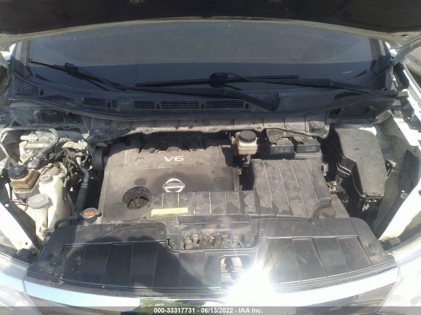 2013 NISSAN QUEST SV JN8AE2KP5D9067646