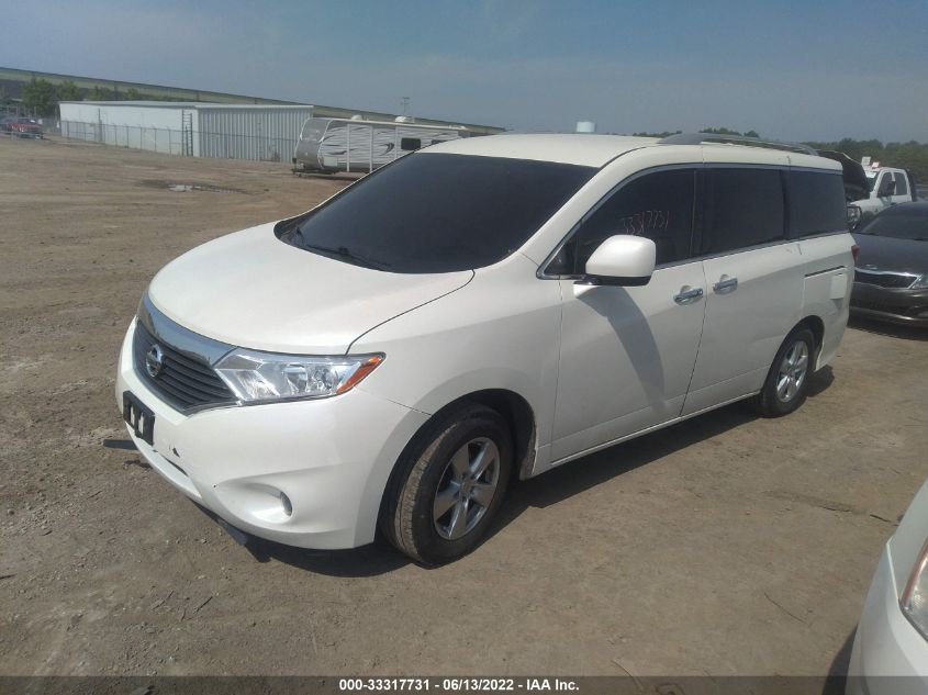 2013 NISSAN QUEST SV JN8AE2KP5D9067646