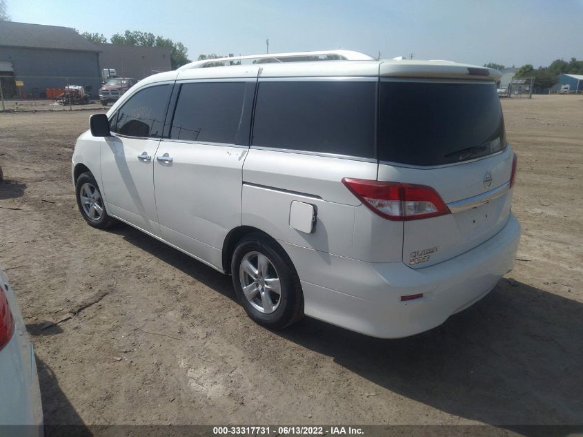 2013 NISSAN QUEST SV JN8AE2KP5D9067646
