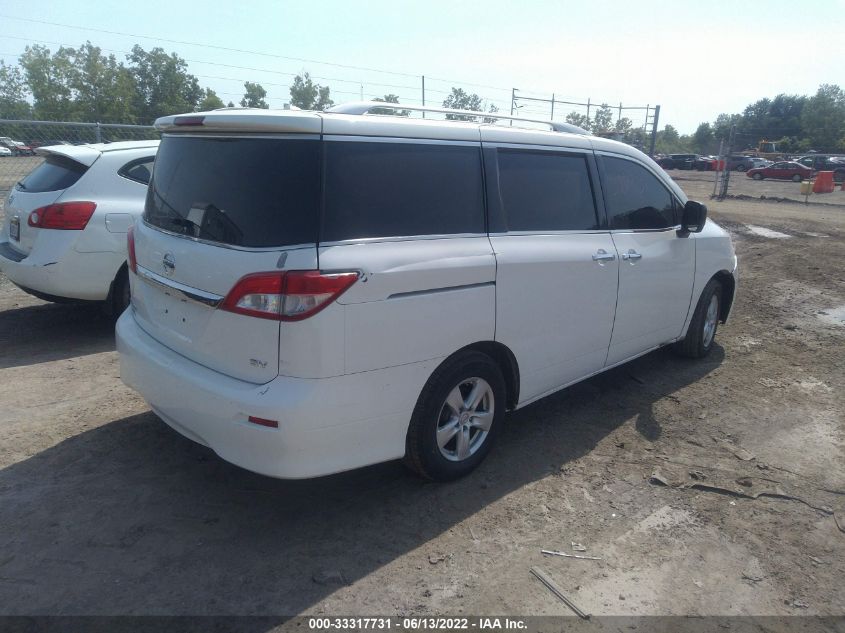 2013 NISSAN QUEST SV JN8AE2KP5D9067646
