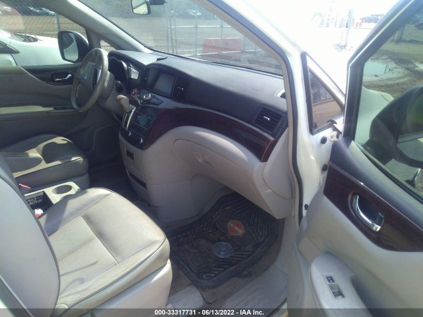 2013 NISSAN QUEST SV JN8AE2KP5D9067646
