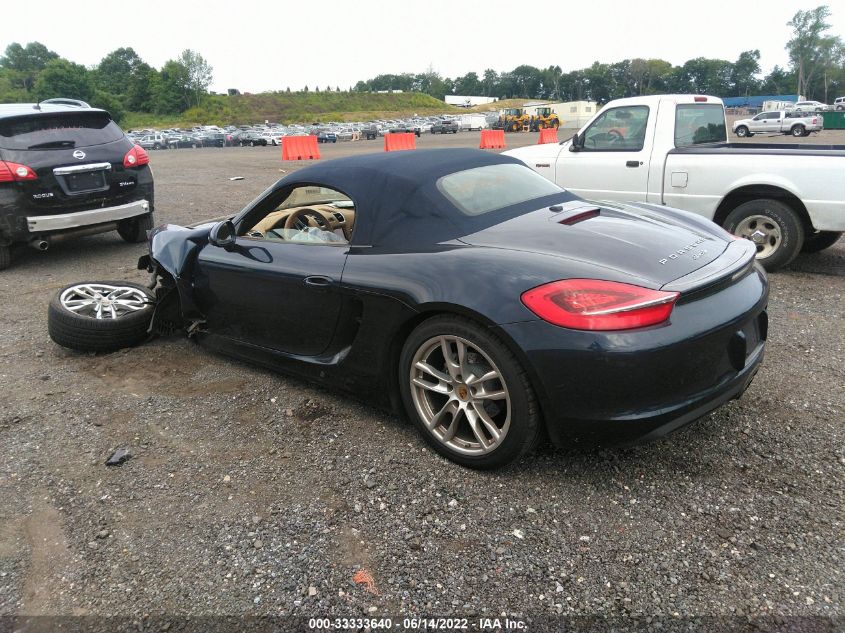 2015 PORSCHE BOXSTER WP0CA2A89FS120841