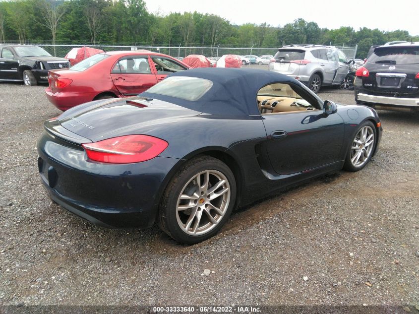 2015 PORSCHE BOXSTER WP0CA2A89FS120841