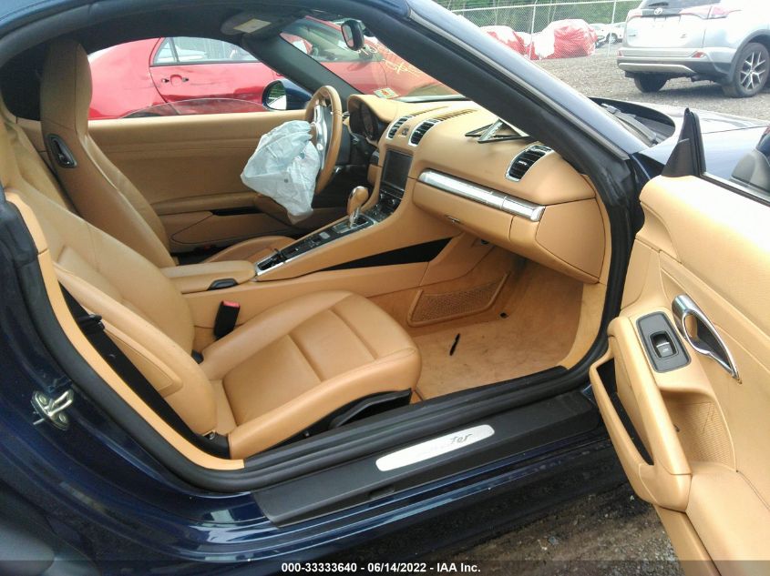 2015 PORSCHE BOXSTER WP0CA2A89FS120841