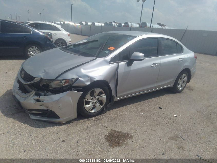 2013 HONDA CIVIC SDN LX 19XFB2F57DE024652
