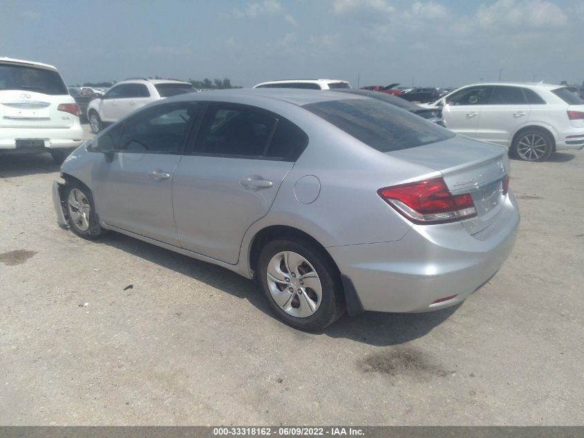 2013 HONDA CIVIC SDN LX 19XFB2F57DE024652