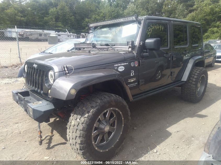 2014 JEEP WRANGLER UNLIMITED SAHARA 1C4BJWEG1EL167830