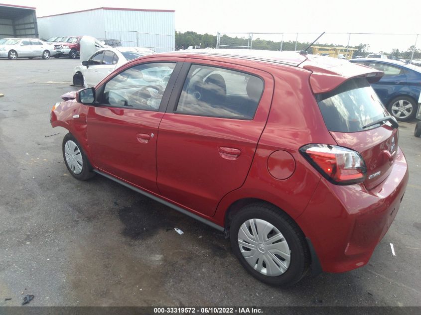 2021 MITSUBISHI MIRAGE ES/LE/CARBONITE EDITION ML32AUHJ7MH012540