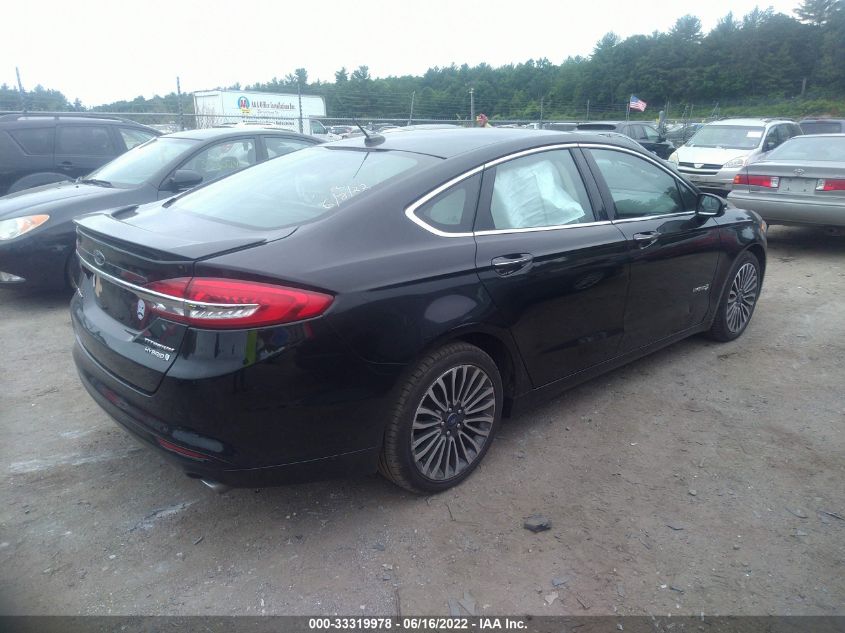 2018 FORD FUSION HYBRID TITANIUM/PLATINUM 3FA6P0RU5JR247307