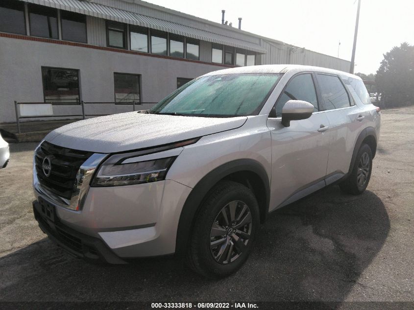 2022 NISSAN PATHFINDER S 5N1DR3AC6NC254931