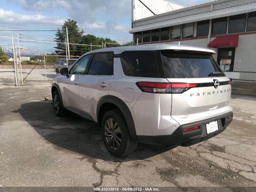 2022 NISSAN PATHFINDER S 5N1DR3AC6NC254931