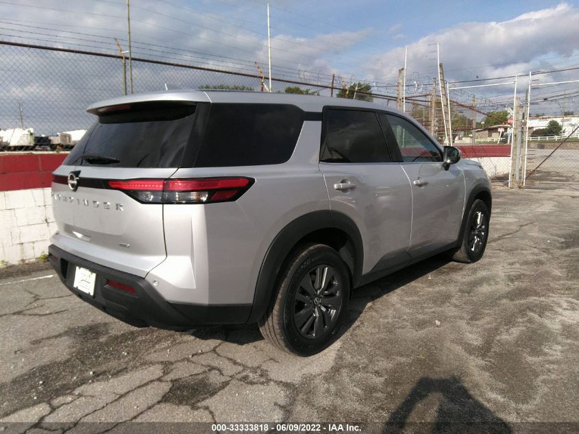 2022 NISSAN PATHFINDER S 5N1DR3AC6NC254931