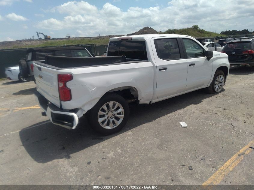 2022 CHEVROLET SILVERADO 1500 LTD CUSTOM 1GCPWBEK4NZ134967