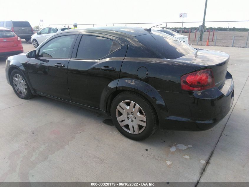 2014 DODGE AVENGER SE 1C3CDZAB5EN110191
