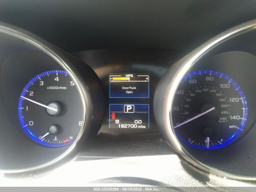 2016 SUBARU LEGACY 2.5I LIMITED 4S3BNBL66G3002513