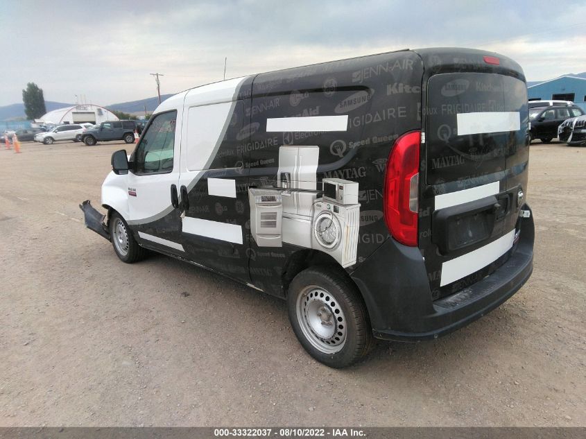 2017 RAM PROMASTER CITY CARGO VAN TRADESMAN ZFBERFAB1H6E59132