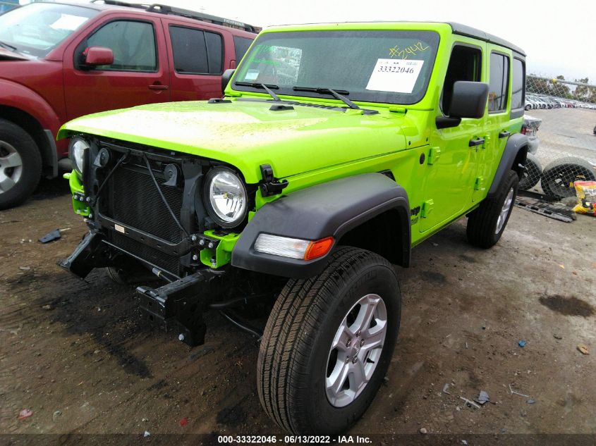 2021 JEEP WRANGLER UNLIMITED SPORT S 1C4HJXDN6MW832802
